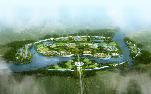 Fascinating Green Health City in Hainan with River And Forest